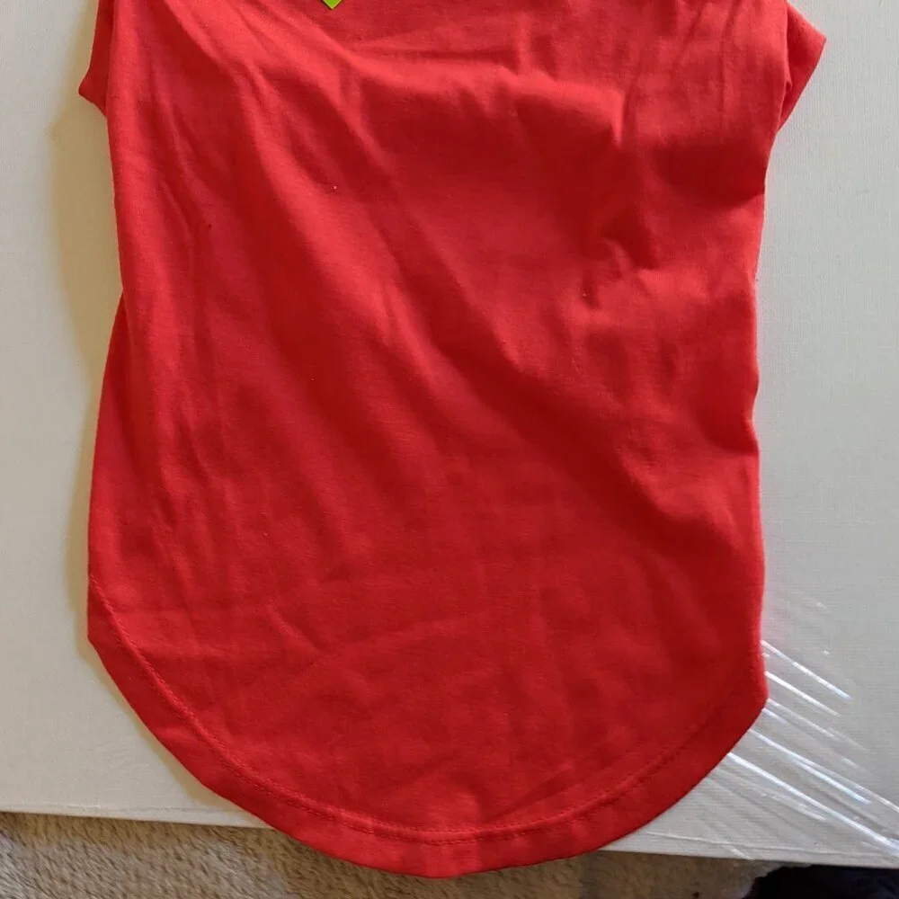 NWT Red M Dog T-Shirt Michaels Imagin8 Solid Color Pets Medium Clothes Tee NEW